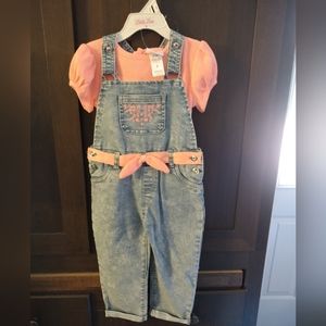 Toddler Girl Overall Set
